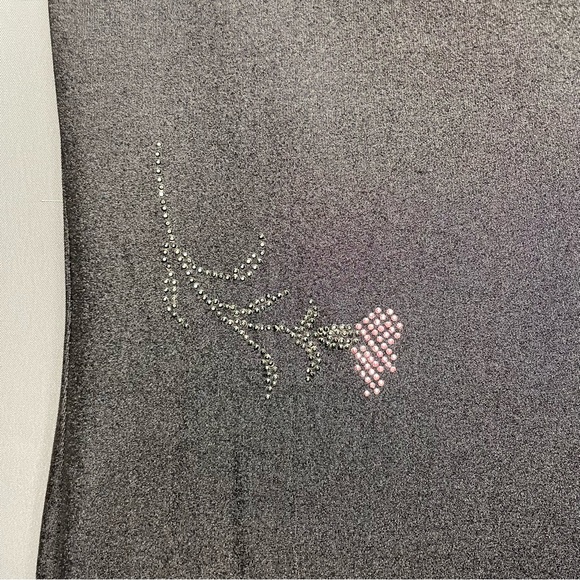 Vintage LE CHATEAU strapless slip dress with rhinestone flower design minimalist - Picture 14 of 16